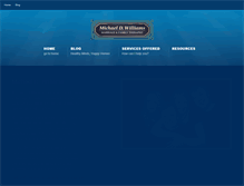 Tablet Screenshot of michaelwilliamscounseling.com